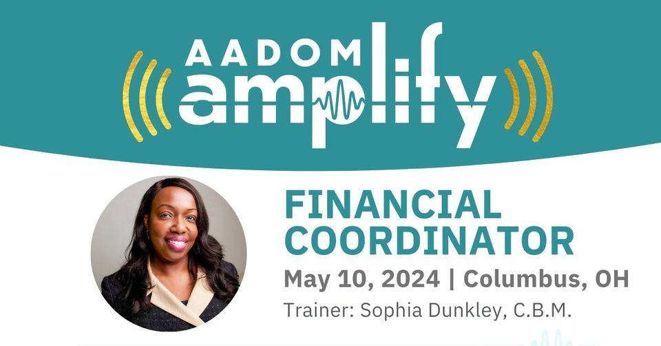 Become an AADOM-Recognized Financial Coordinator