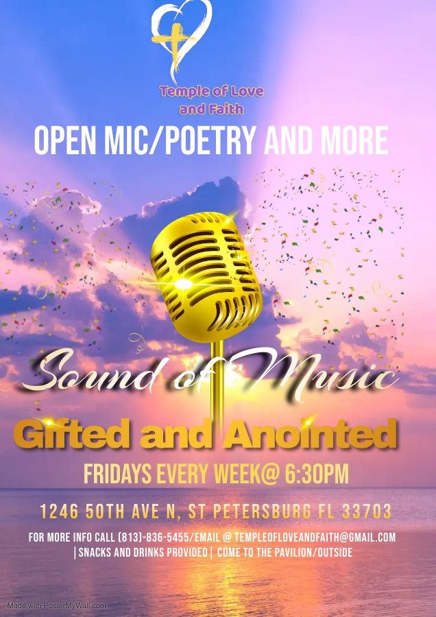 Fellowship Fridays- Sound of Music Gifted & Annointed