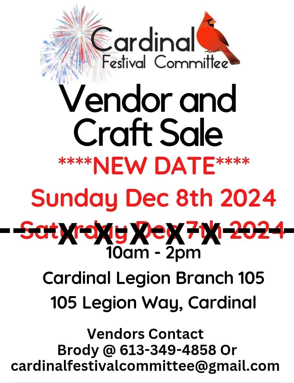 Vendor and Craft Sale