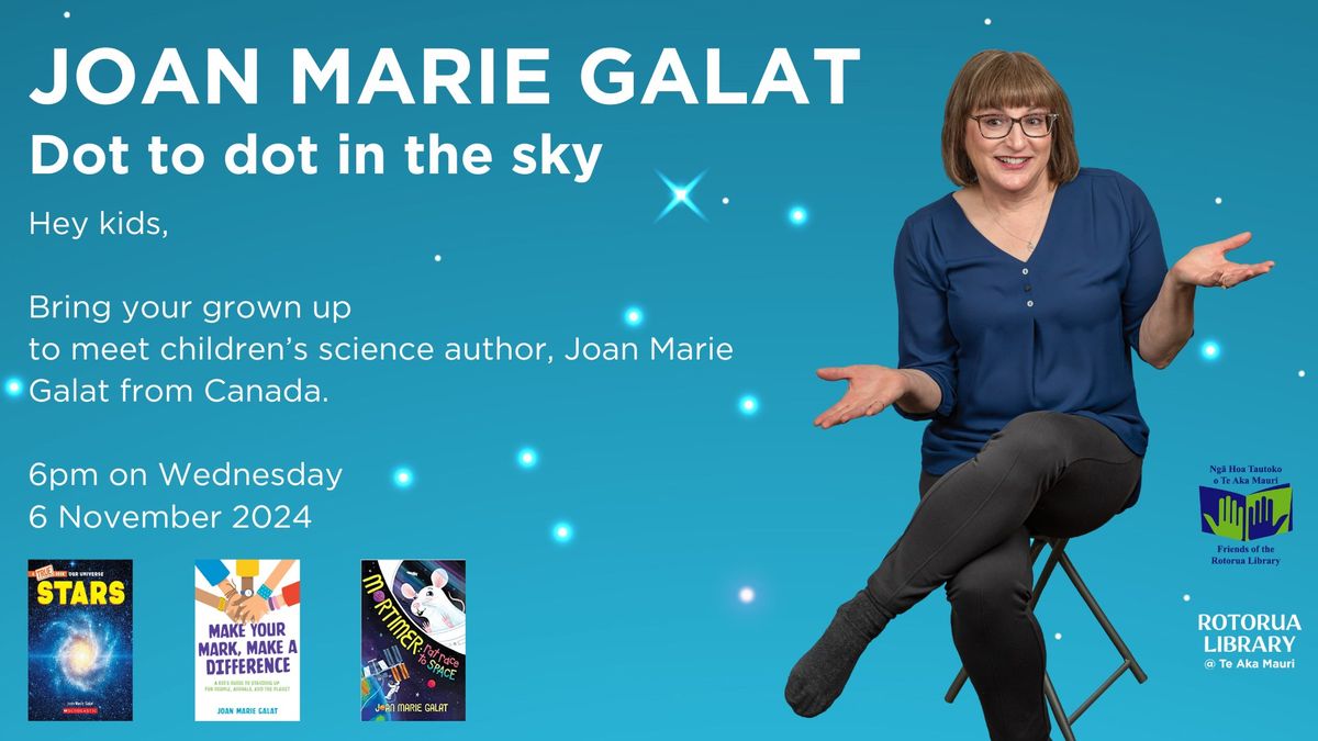 Dot to dot in the sky with Joan Marie Galat