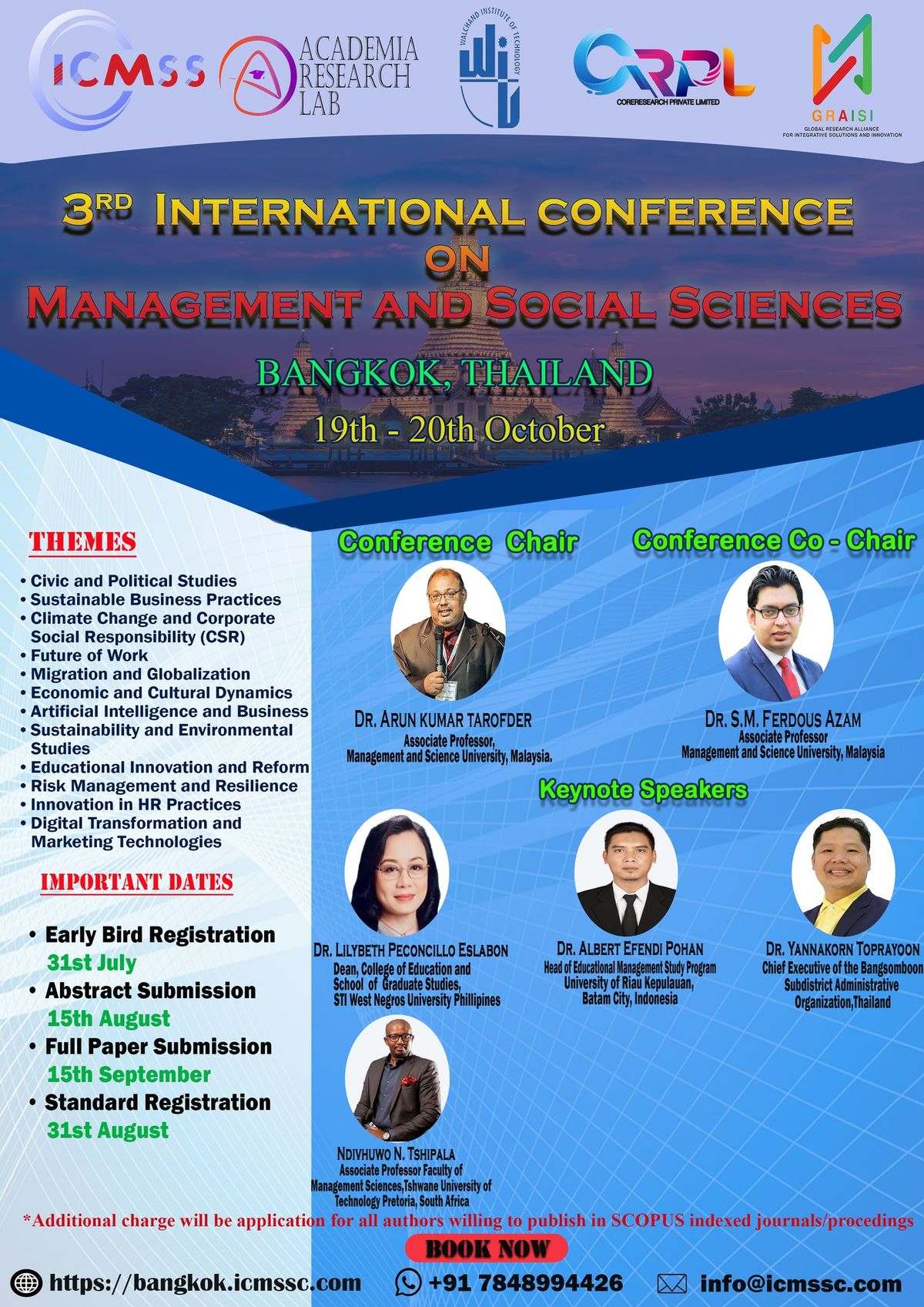 3rd International Conference on Management and Social Science