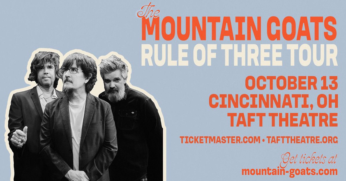 The Mountain Goats (trio): Rule of Three Tour with special guest Tift Merritt