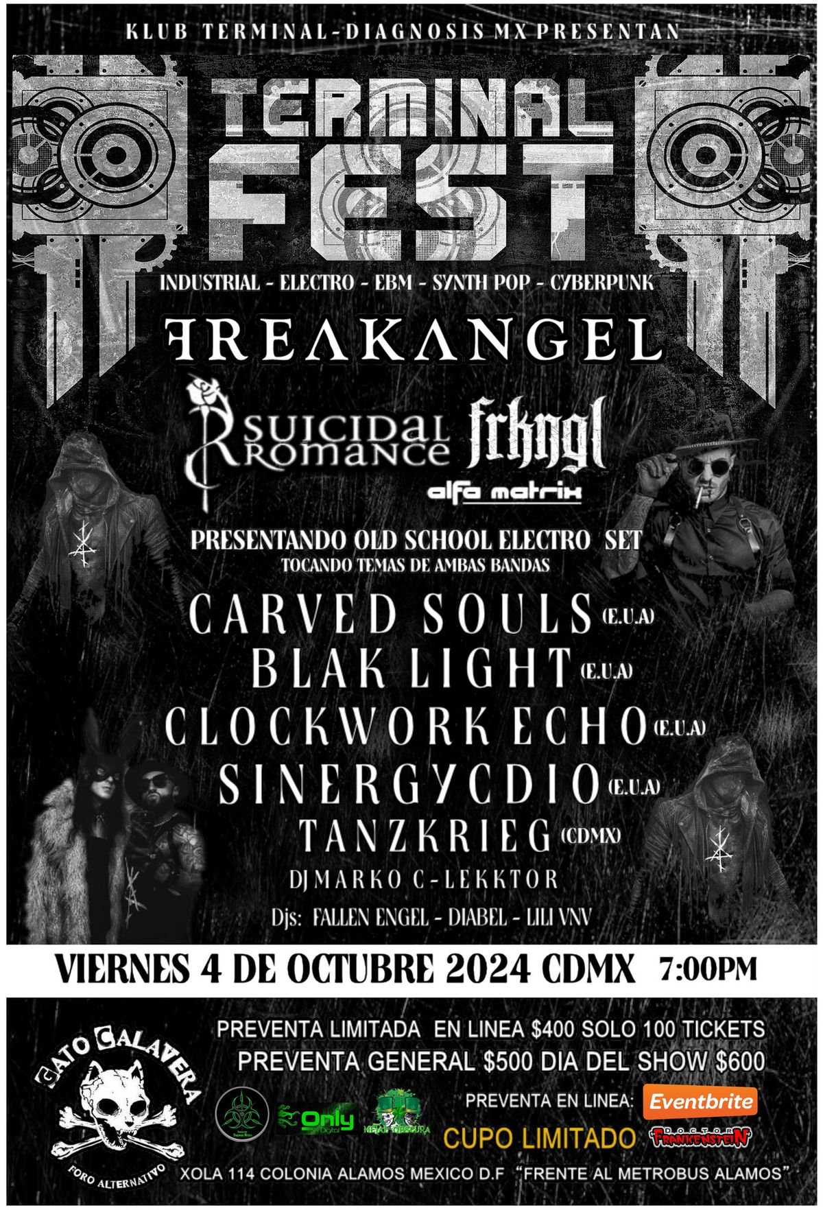 TERMINAL FEST CDMX 2024  con FREAKANGEL \/ SUICIDAL ROMANCE 