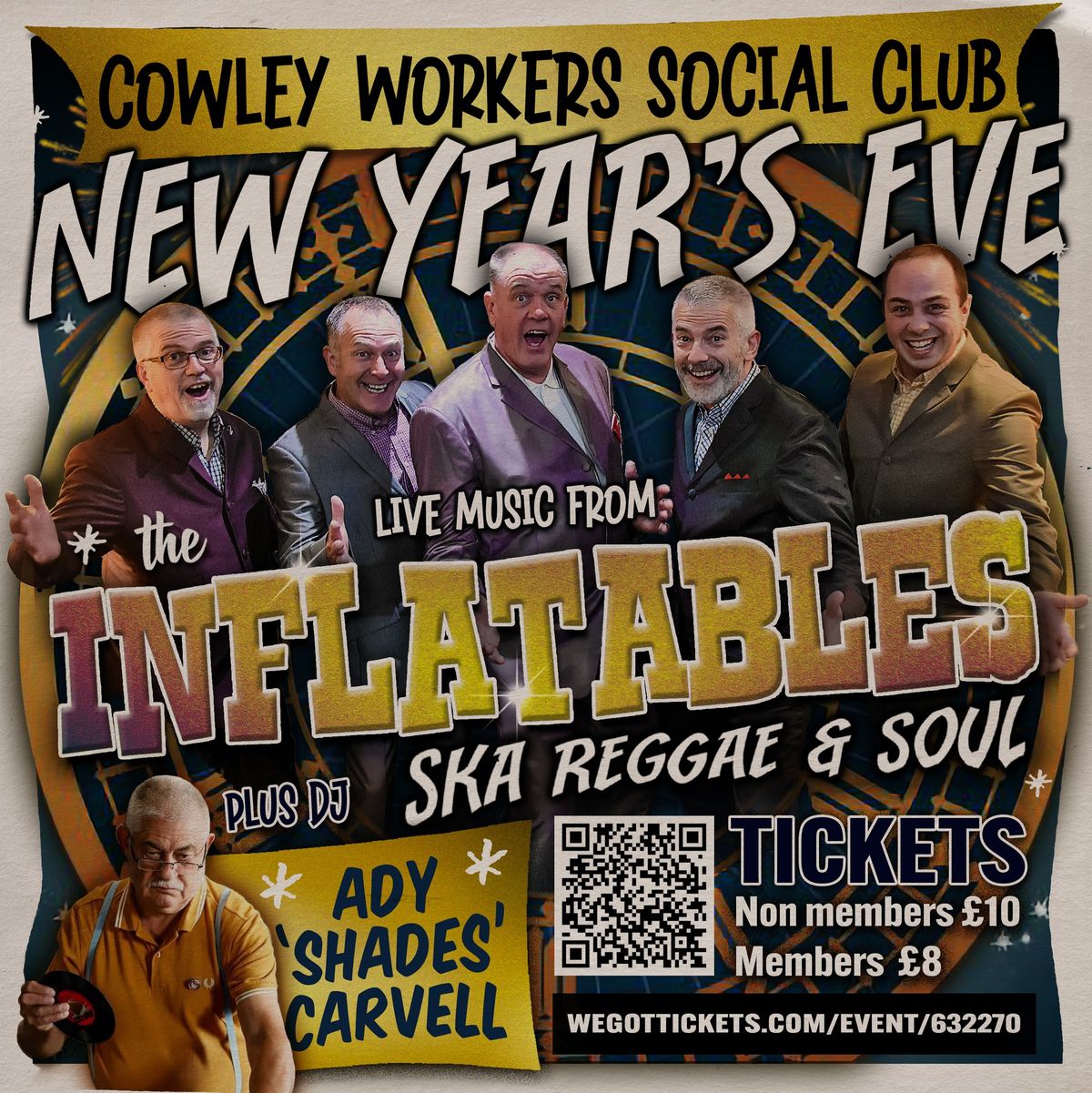 New Year's Eve @ Cowley Workers Social Club