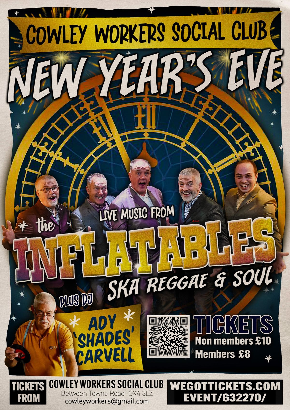 New Year's Eve @ Cowley Workers Social Club