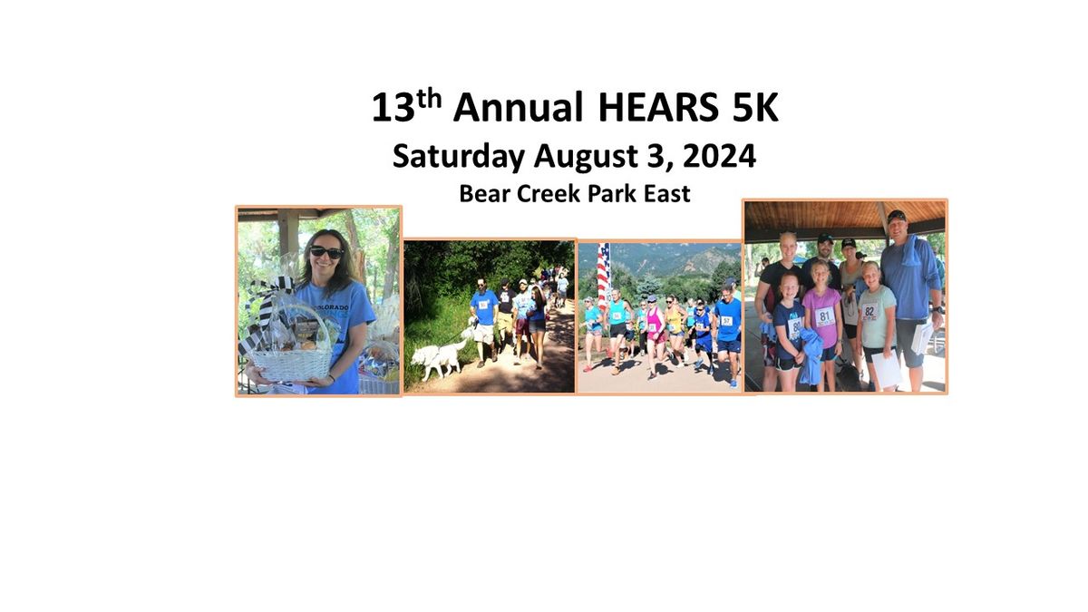 13th Annual HEARS 5K fundraiser
