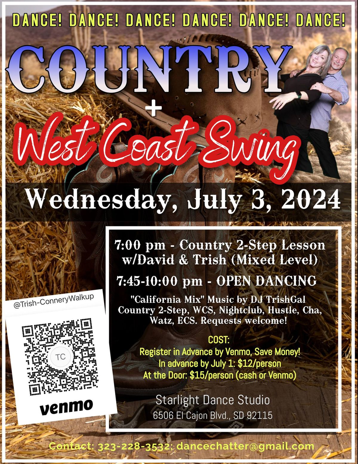Country & WCS Dance Party!