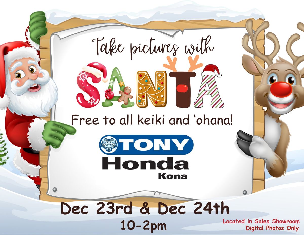 Santa's Visit to Kona