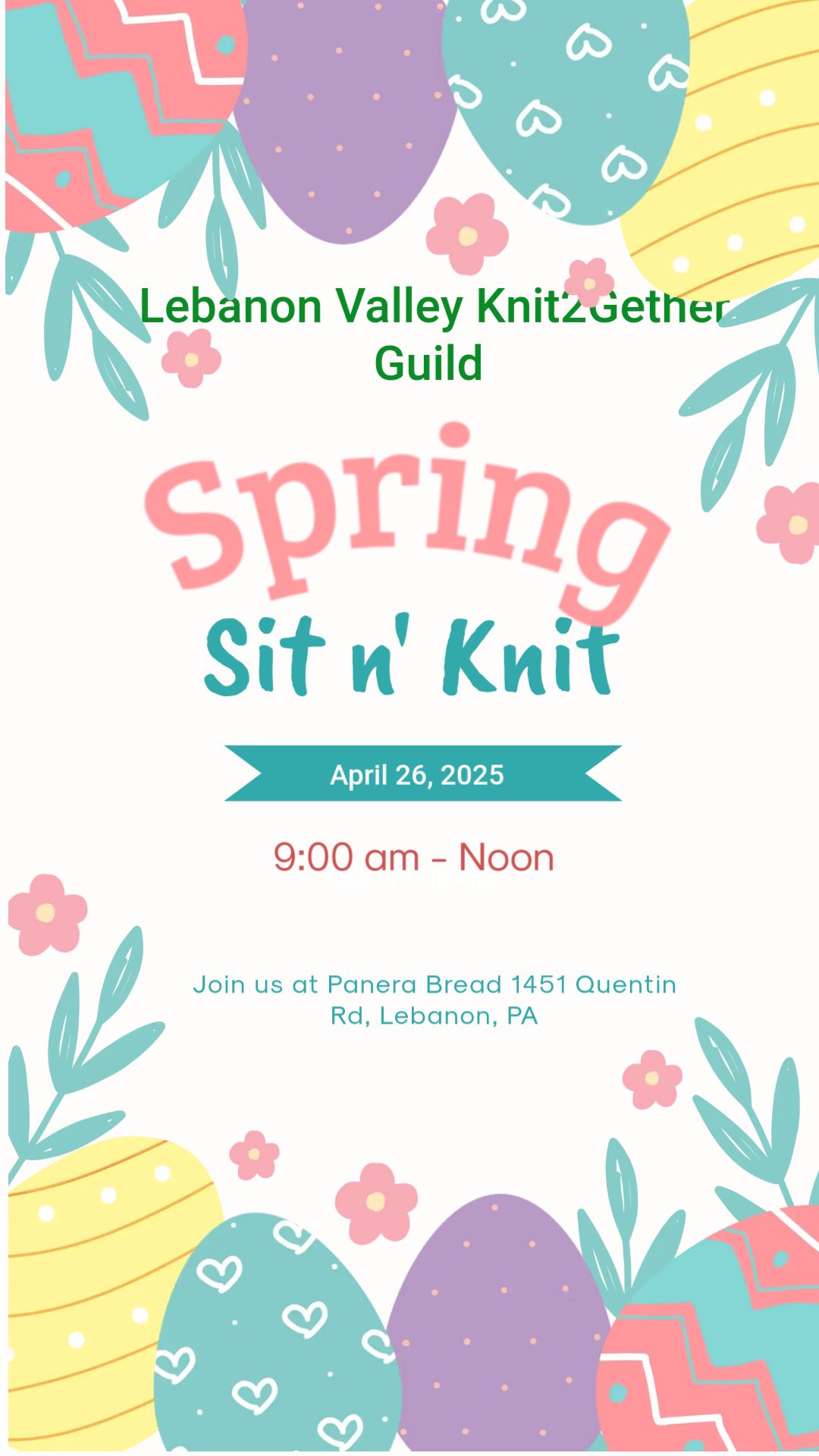 April Sit n' Knit