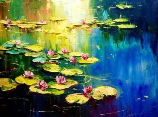 Monet's Waterlilies - Plucka's Art Studio (Nov 28 1.30pm)