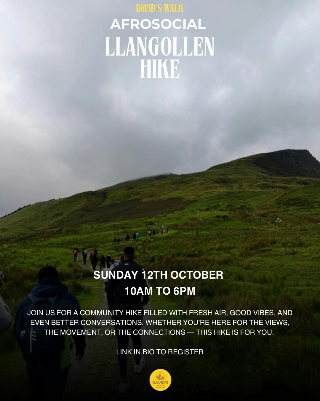 AFROSOCIAL x David\u2019s Walk -  Llangollen Hike