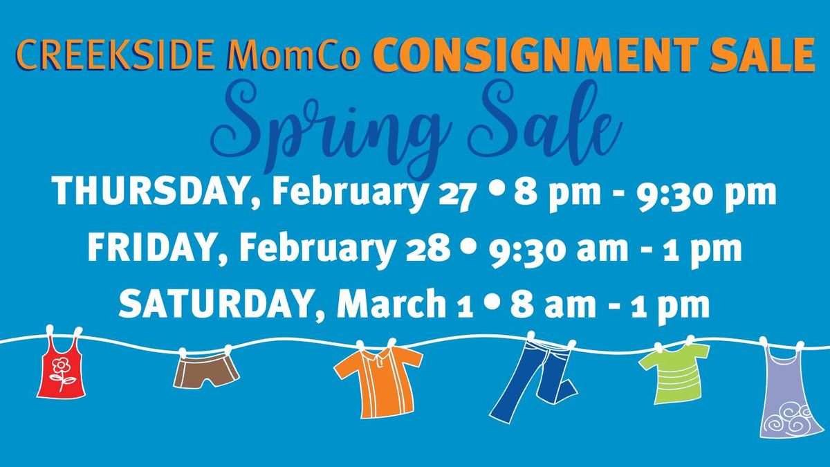 Spring Consignment Sale