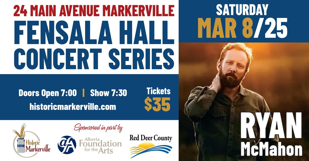 Fensala Hall Concert Series presents RYAN McMAHON