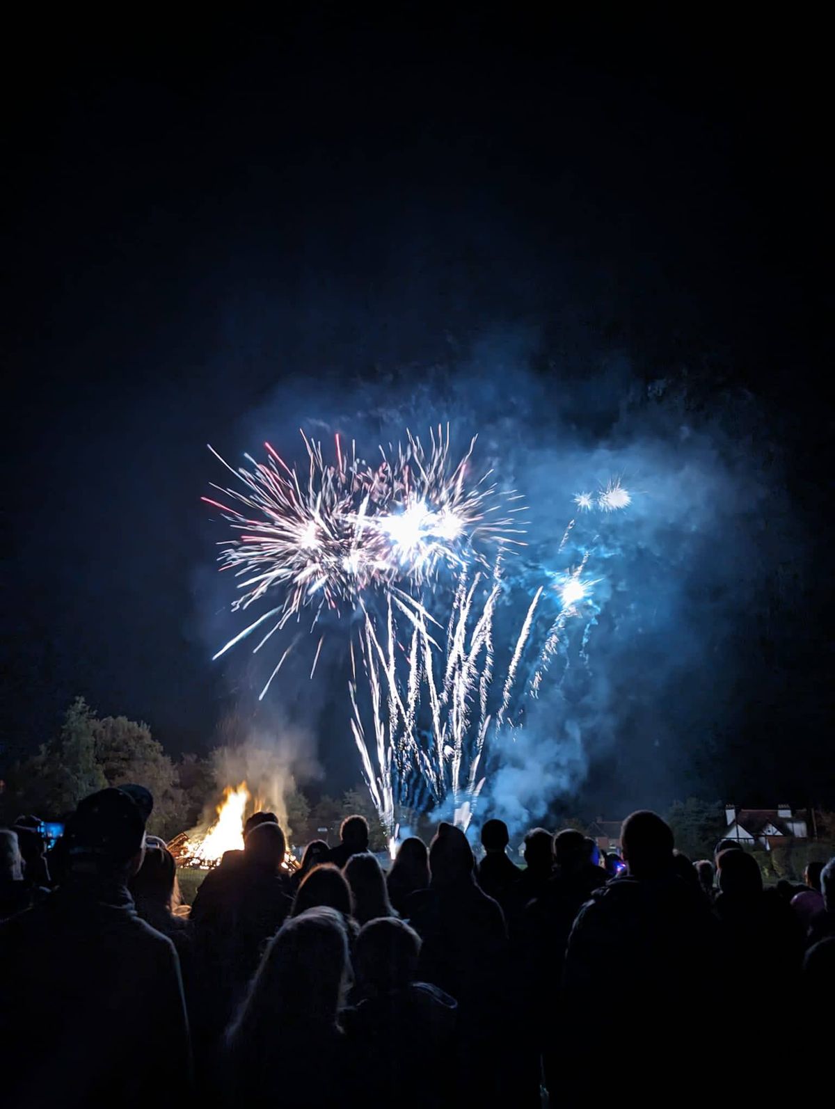 Fireworks on the village green