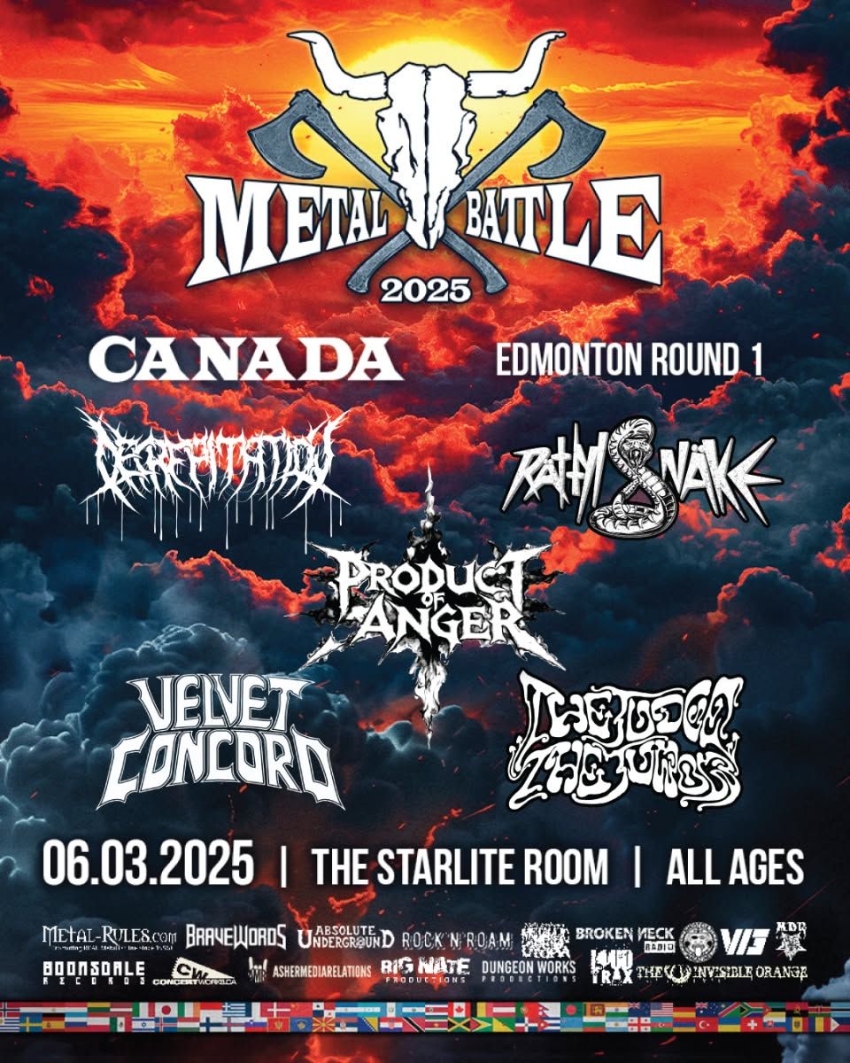 Wacken Metal Battle Edmonton 2025 w\/ The Judge The Juror, Decripitation,...