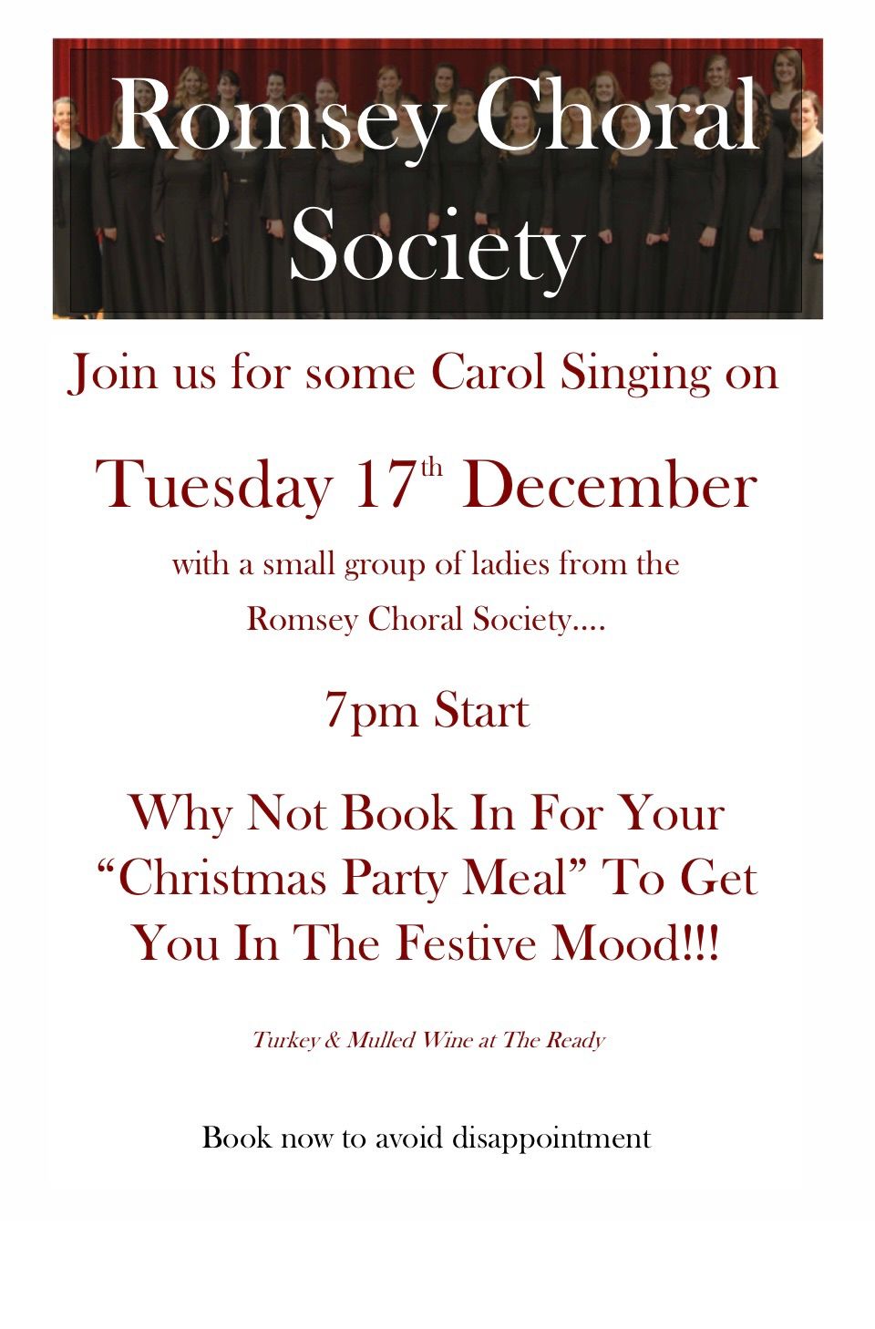 An evening with Romsey Choral Society 