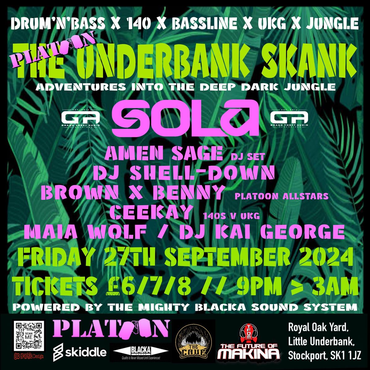 Platoon presents The Underbank Skank