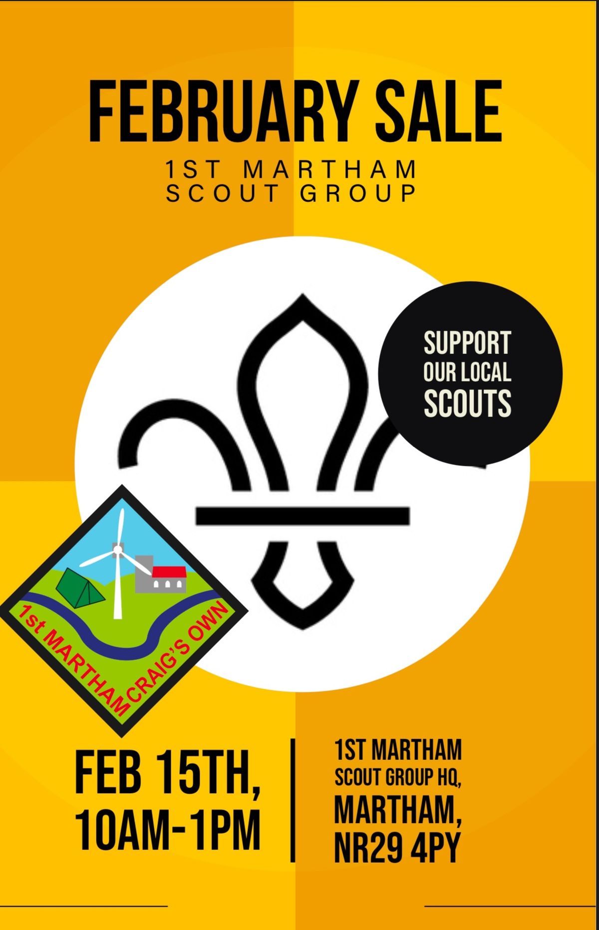 Scouts February Sale