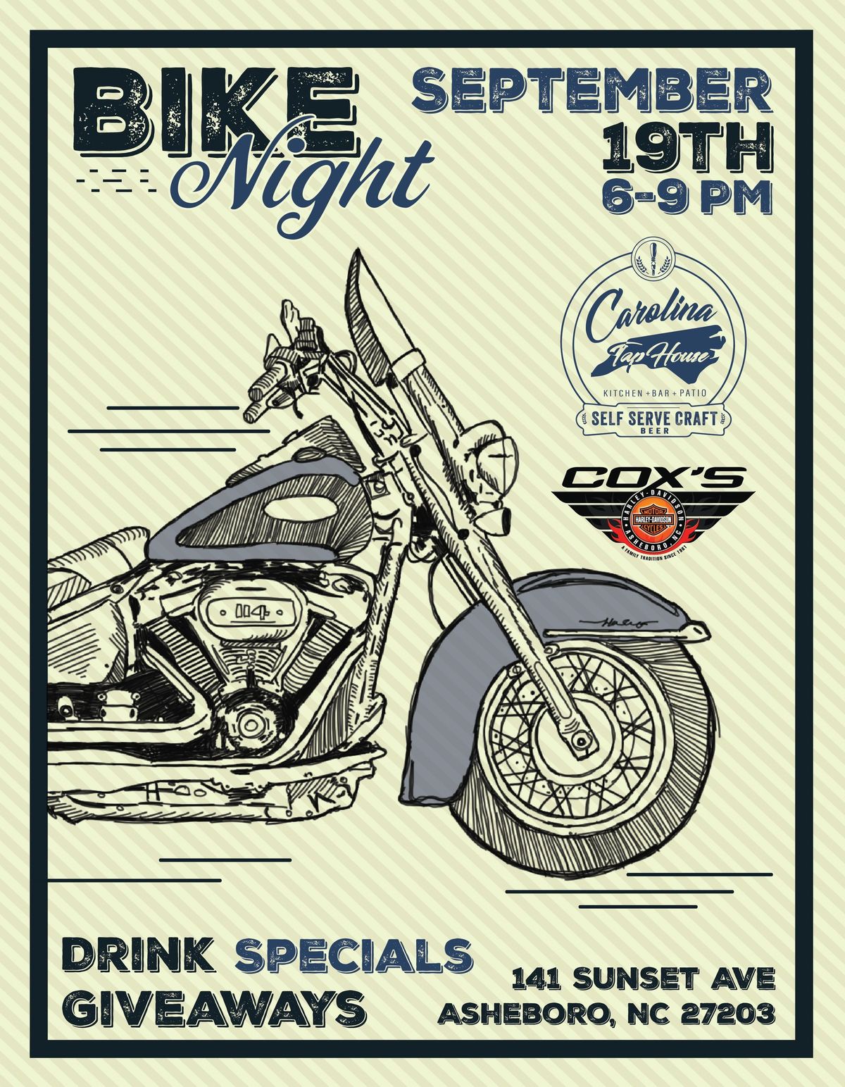 Bike Night at Carolina Tap House