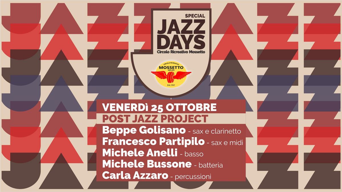 POST JAZZ PROJECT - SPECIAL JAZZ DAYS