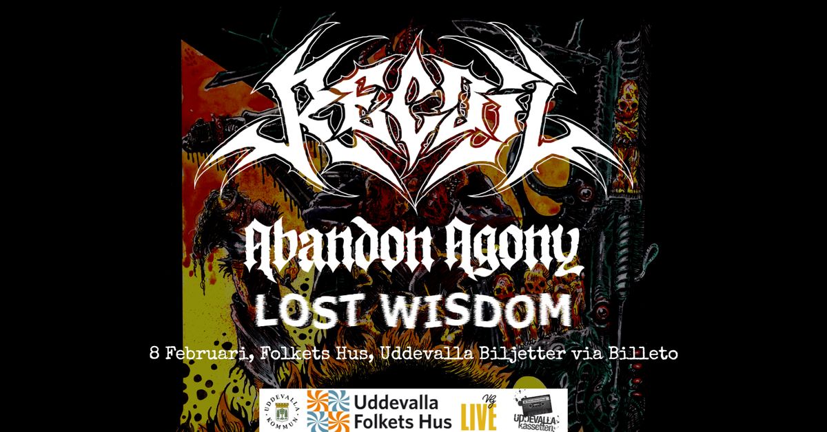 Recoil + Abandon Agony + Lost Wisdom - Folkets Hus