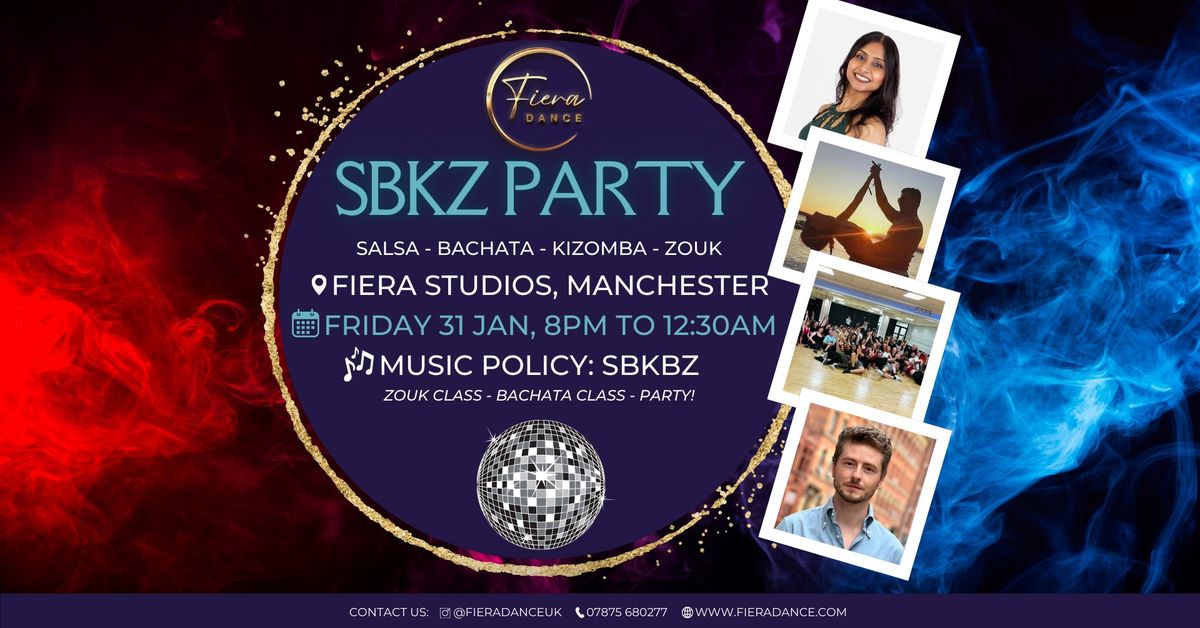 SBKZ Party at Fiera Studios, Mcr!