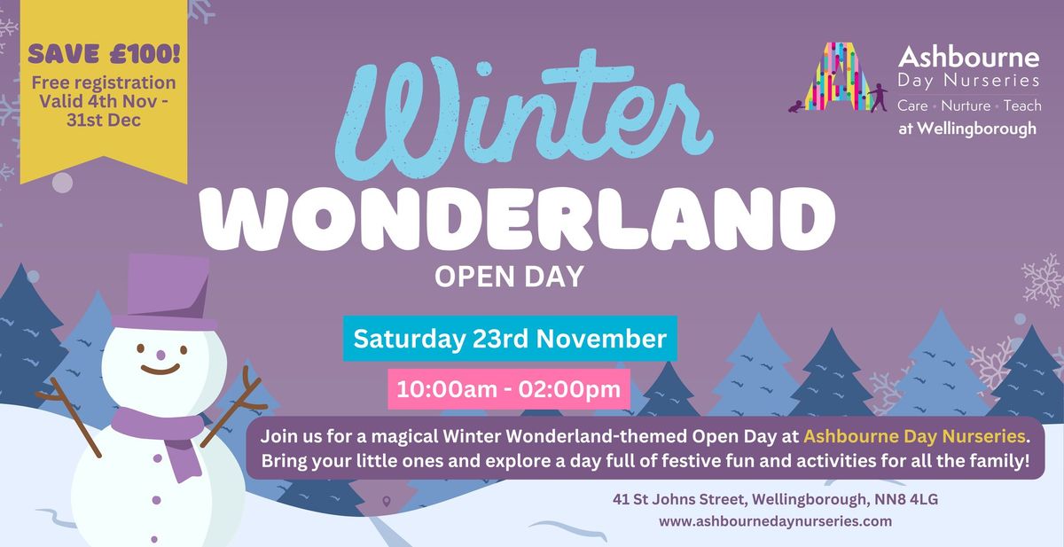 Winter Wonderland Open Day