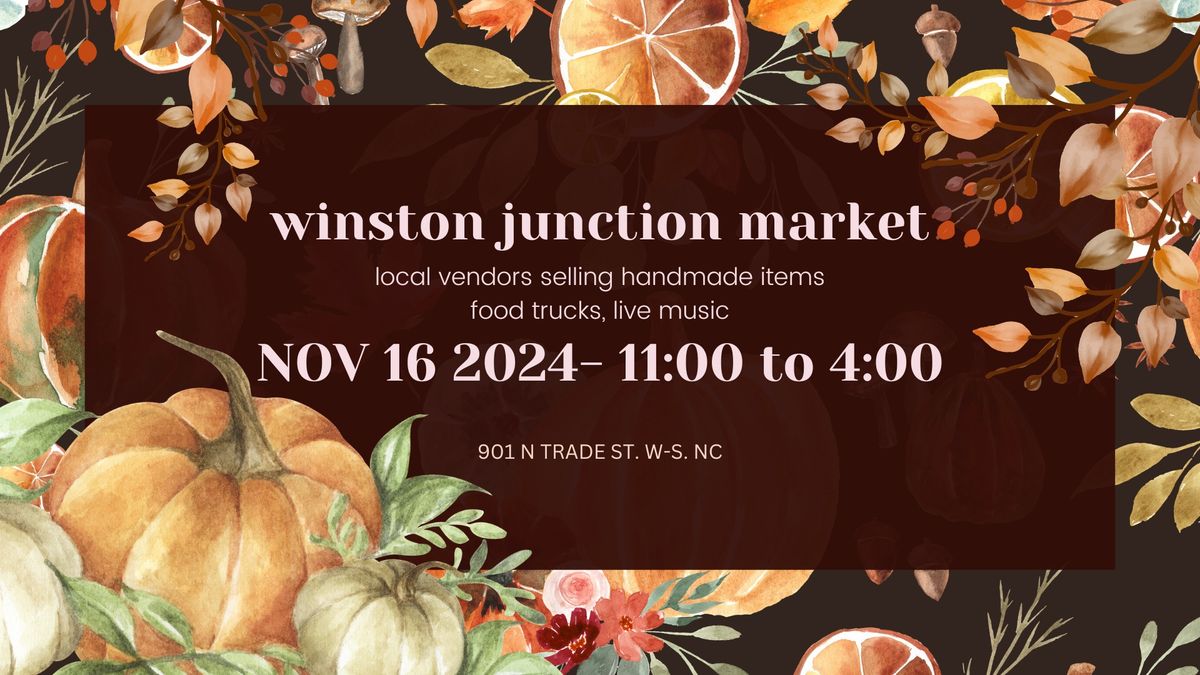 Fall Winston Junction Market