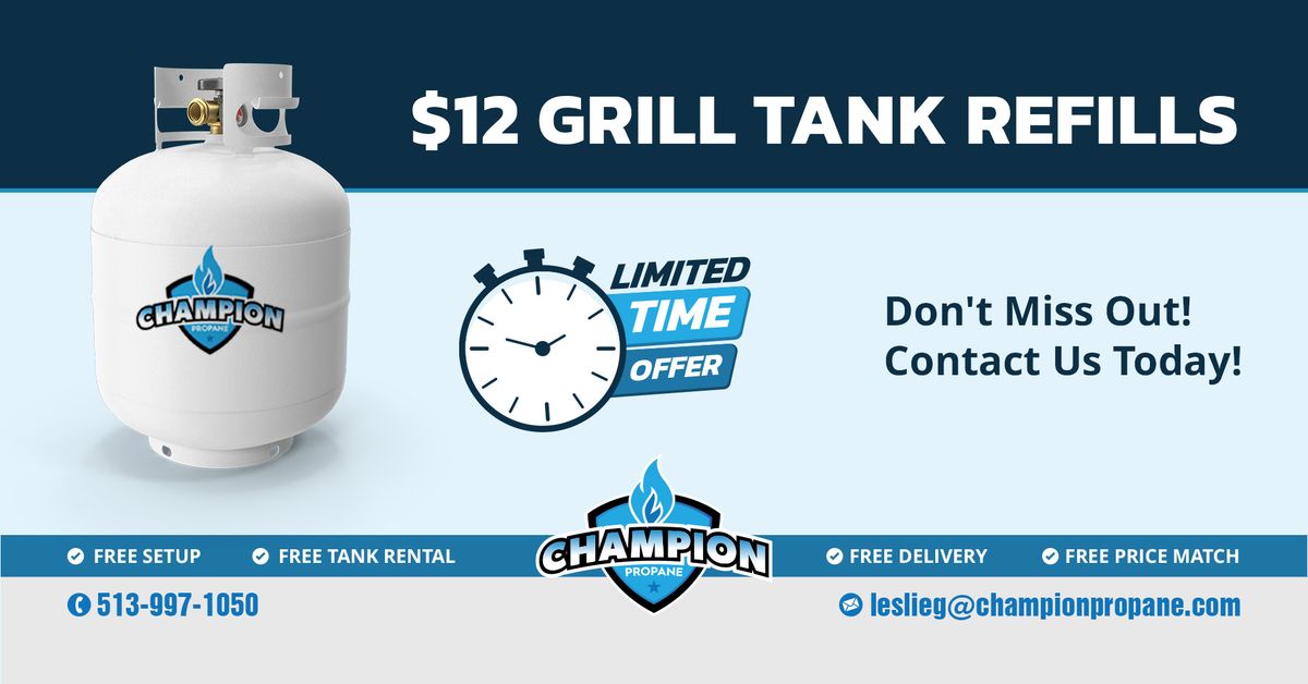 $12 Grill Tanks Refill Day! 