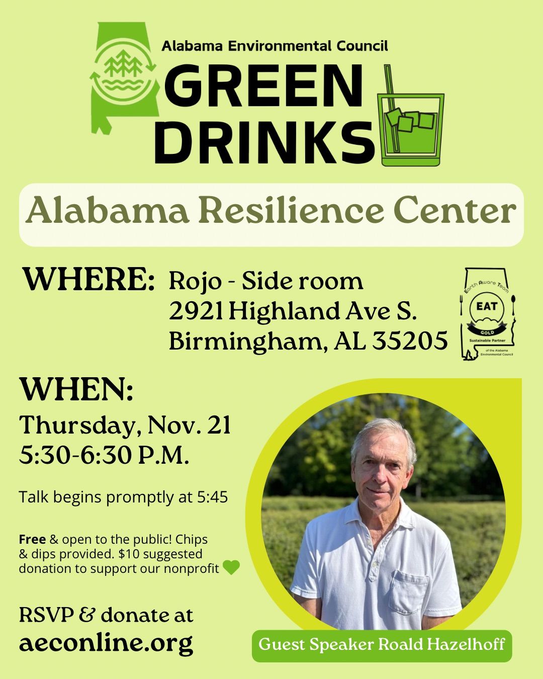 AEC Green Drinks: Alabama Resilience Center