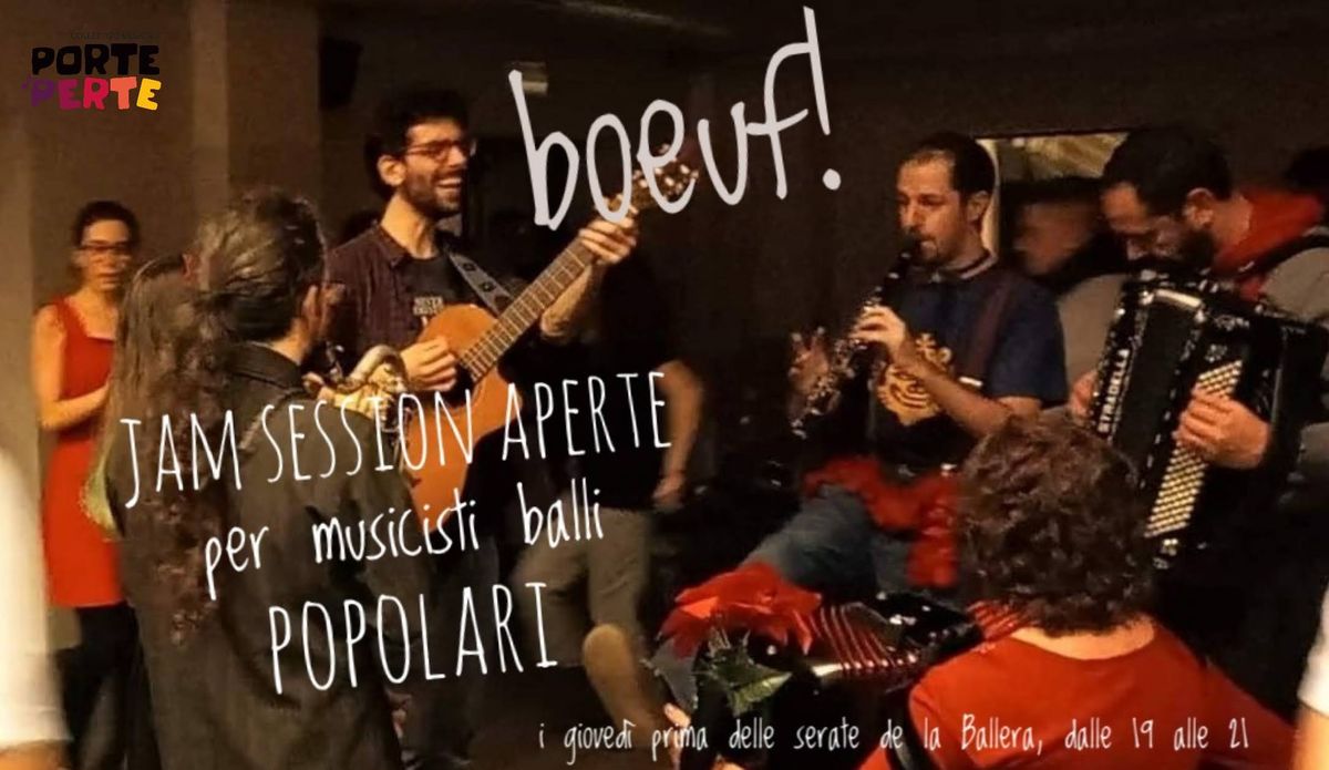 Boeuf - jam session per musicisti di balli popolari