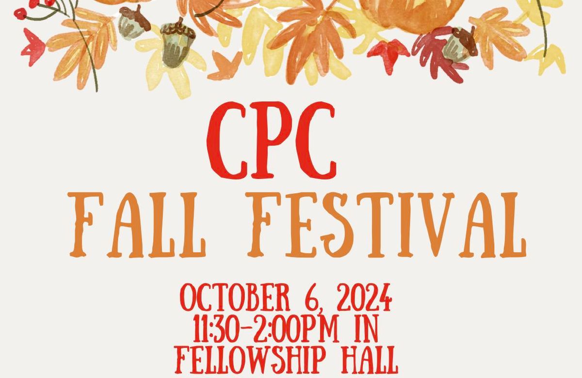 Fall Festival- Community Presbyterian