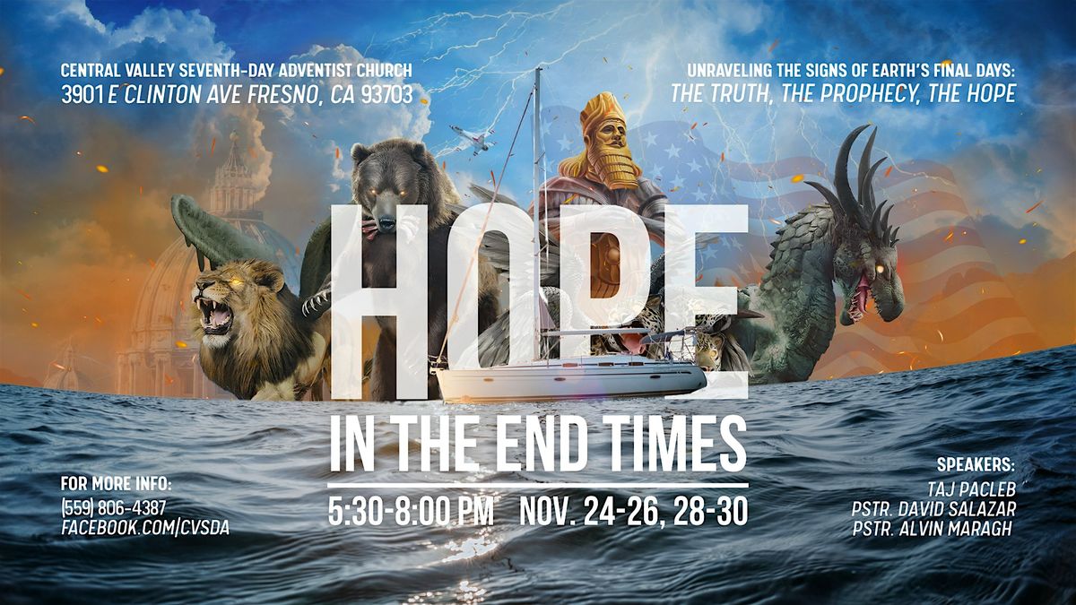 Hope in the End Times Bible Prophecy Seminar