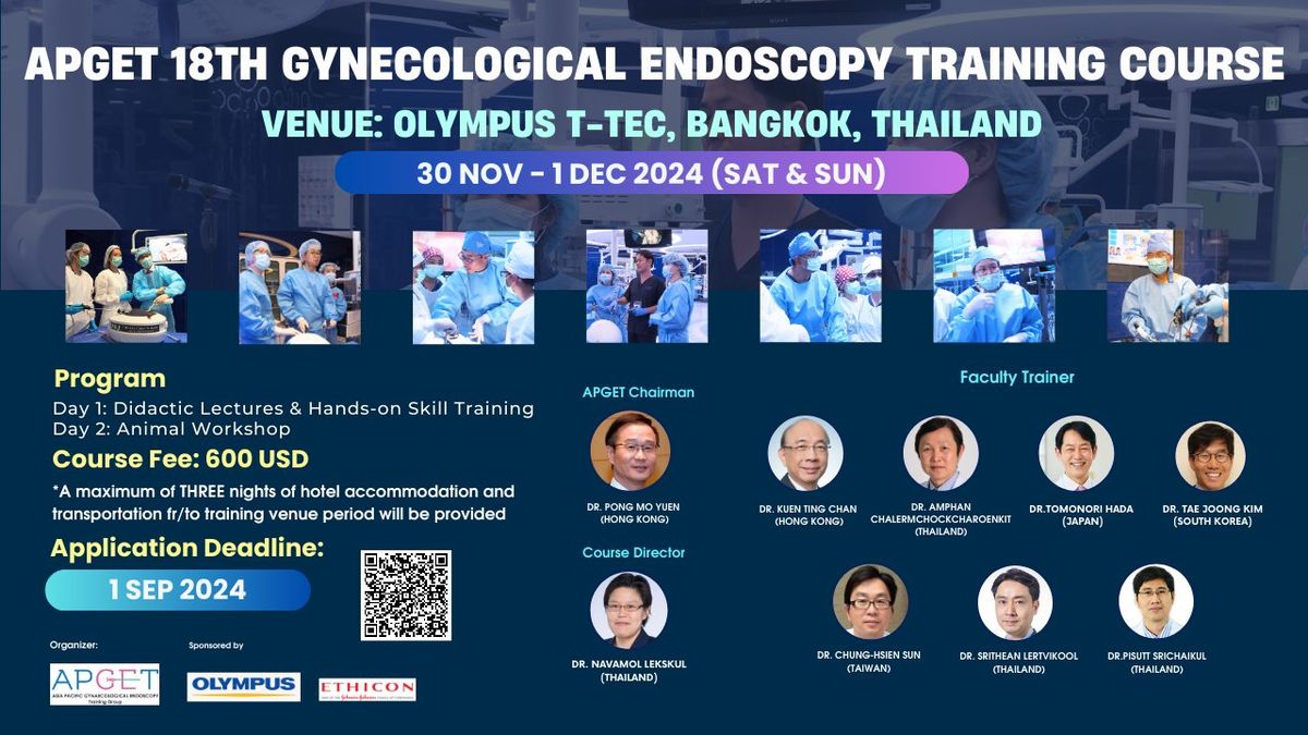 APGET 18th Gynecological Endoscopy Training Course