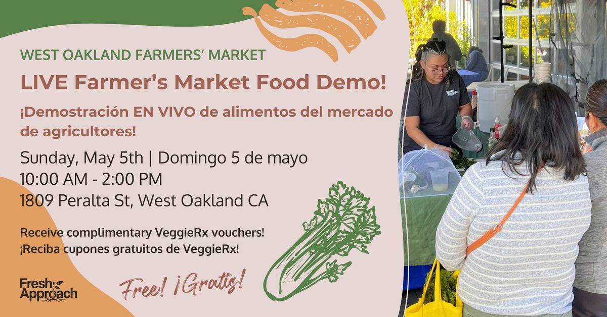 LIVE Food Demo at the Farmers\u2019 Market!
