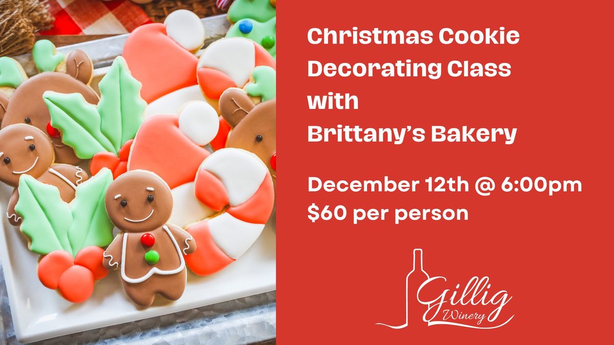 Christmas Cookie Decorating Class with Brittany's Bakery