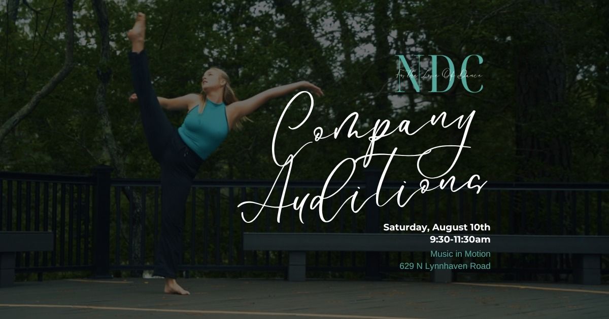 Company Auditions | 2024-2025 Season | Norfolk Dance Collective