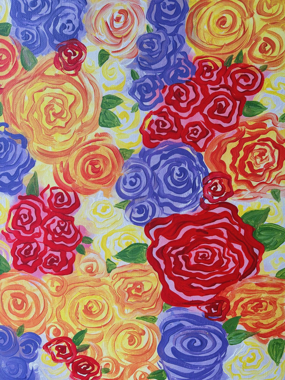 Sip & Paint Flower