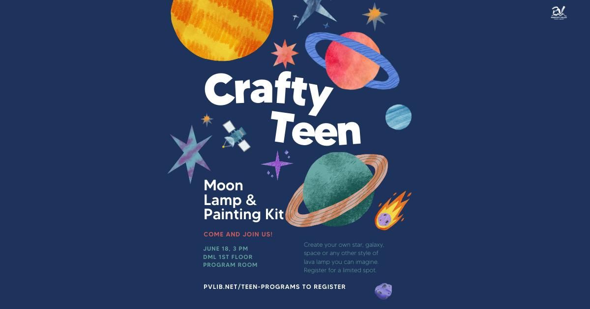 Crafty Teen: Moon Lamp Painting Kit