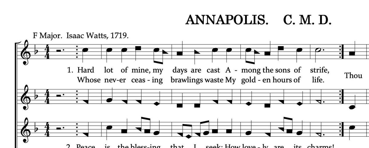 Annapolis Shape Note Singing