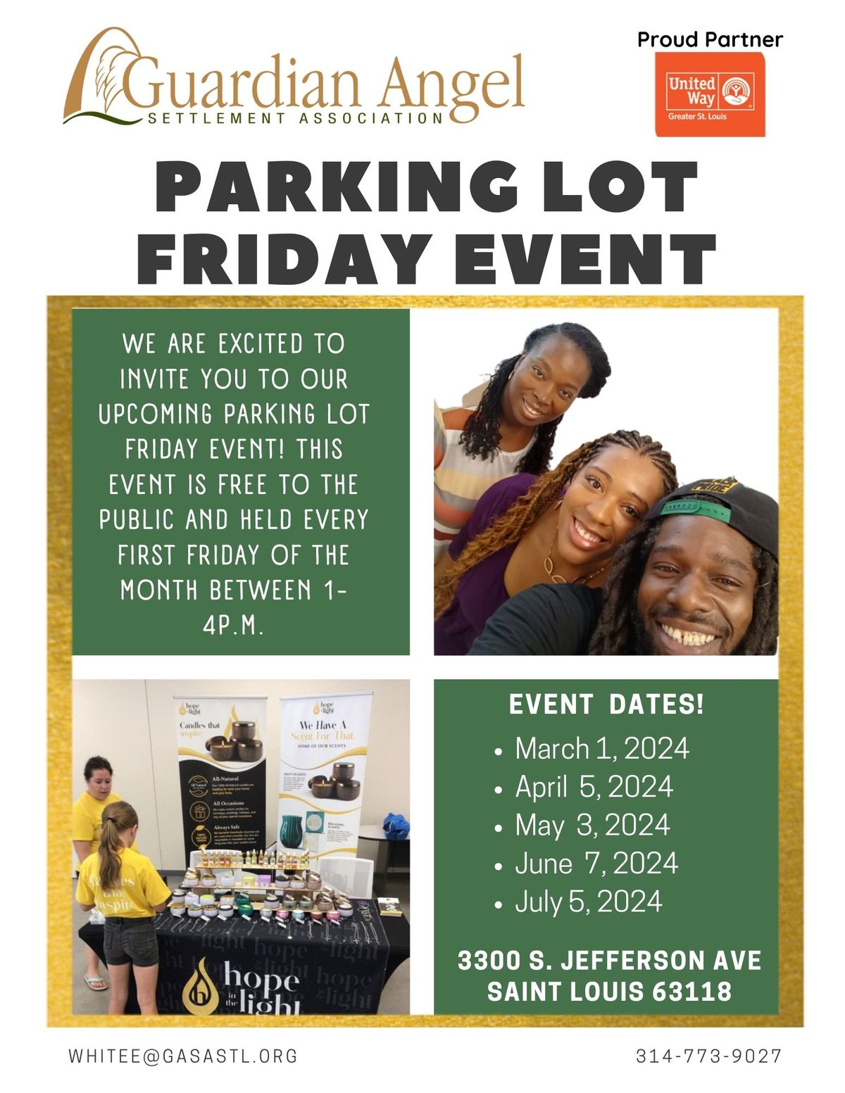 Parking Lot Friday ~ Community Event