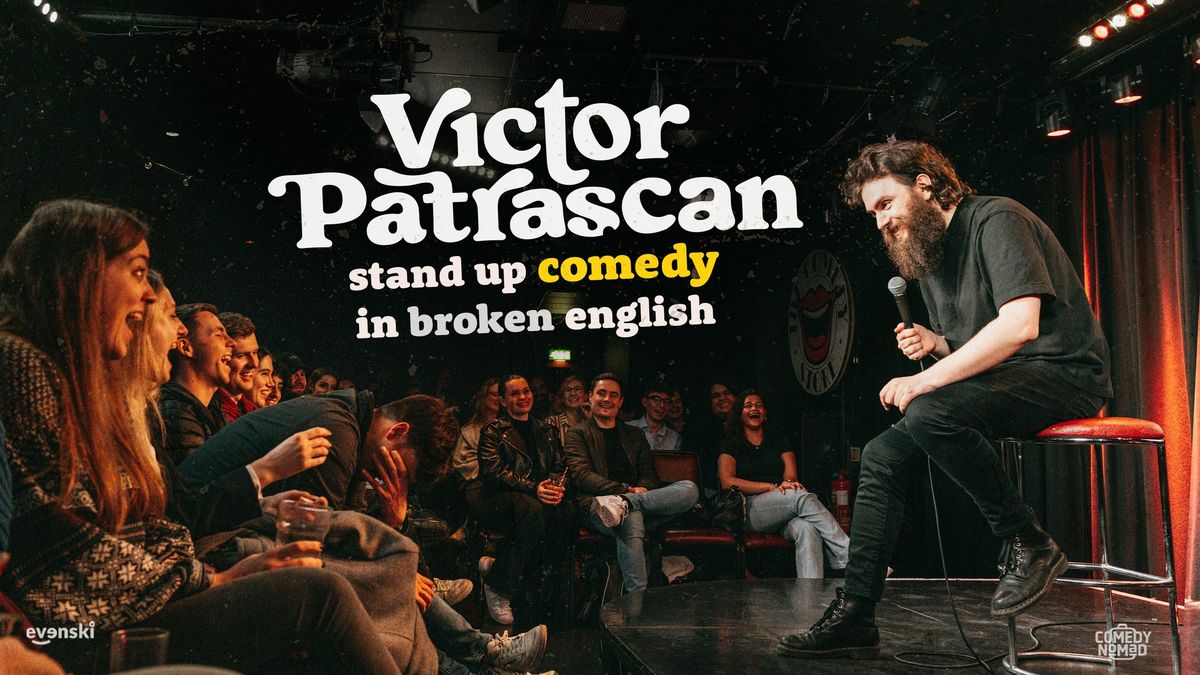 Stand up Comedy in broken English \u2022 Victor Patrascan in Frankfurt 