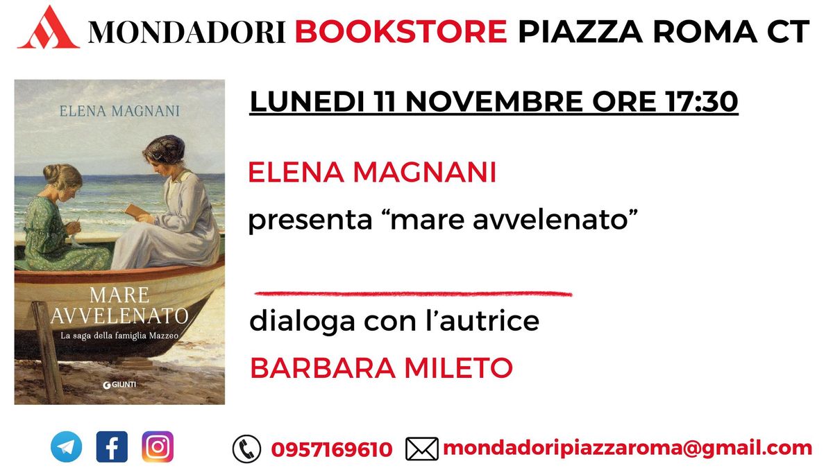 Elena Magnani presenta "Mare avvelenato"