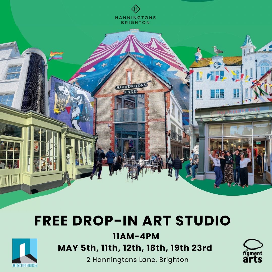 FREE Figment Arts Drop-in art studio for Artists Open Houses Brighton
