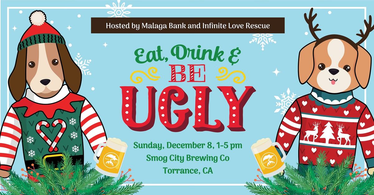 Furbaby Ugly Christmas Sweater PAW-ty Hosted by Malaga Bank and Infinite Love Rescue