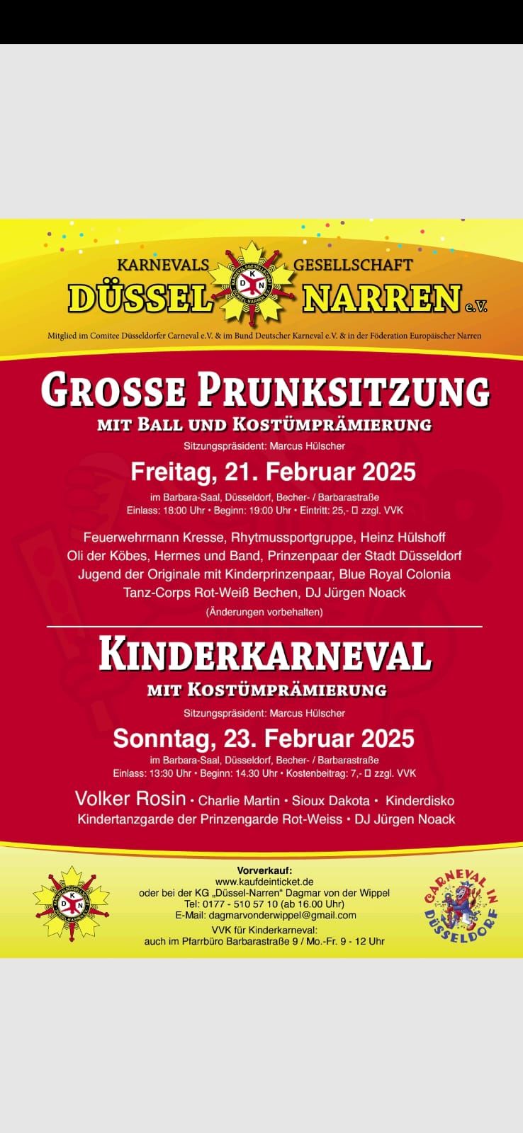 Kinderkarneval der KG. D\u00fcssel-Narren