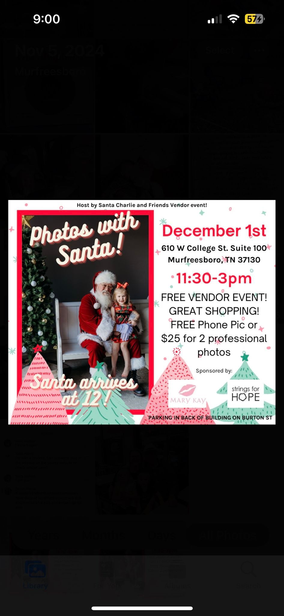 Santa\u2019s Coming to Murfreesboro!!