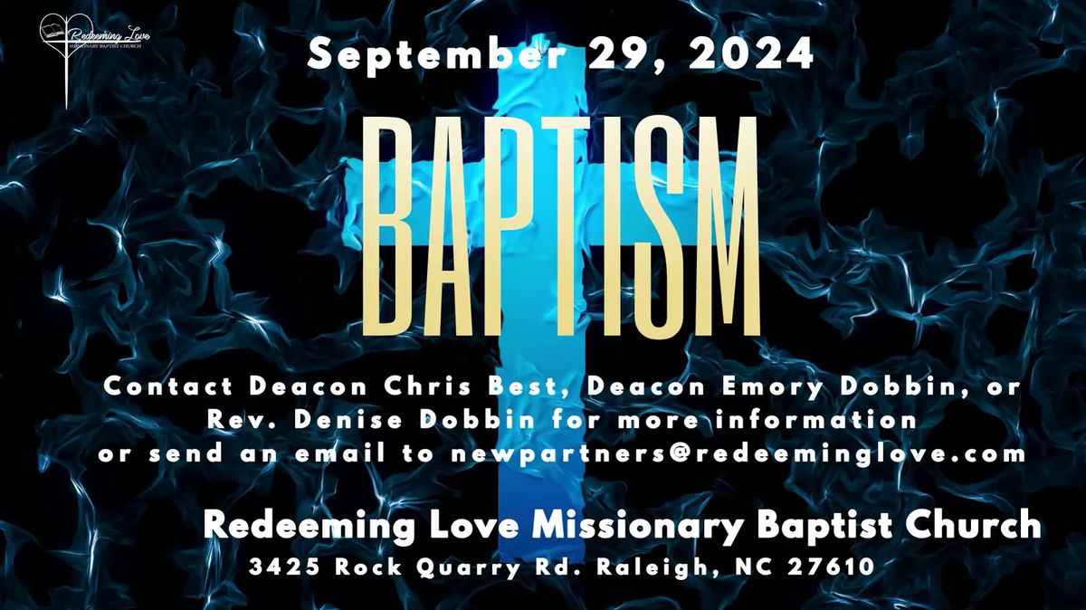 Baptism Sunday 