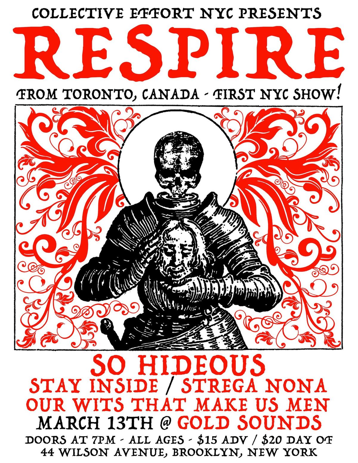 Respire \/\/ So Hideous \/\/ Stay Inside \/\/ Strega Nona \/\/ Our Wits That Make Us Men