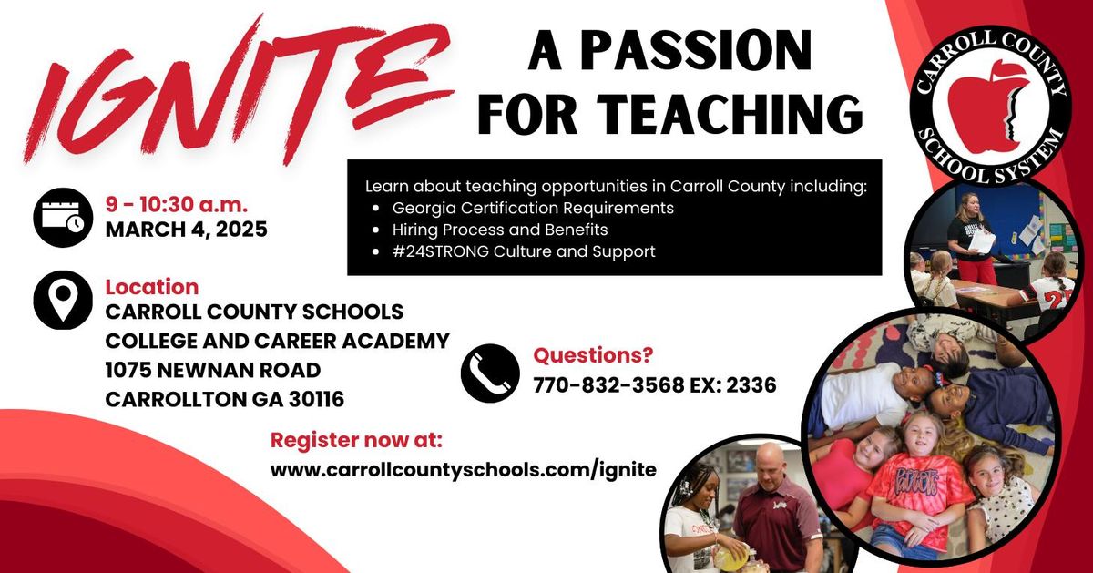 IGNITE - Information Session for Teaching Certification